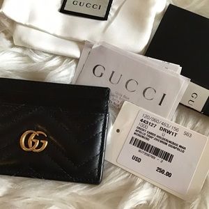 Gucci Black Card Holder